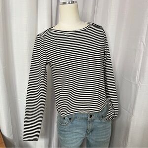 AMO Denim Striped Long Sleeve Tee